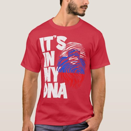 ITS IN MY DNA Slovenia Flag Men Women Kids 1 T_Shirt