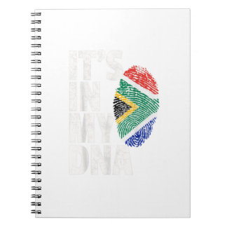 It'S In My Dna South Africa African Flag National Notebook