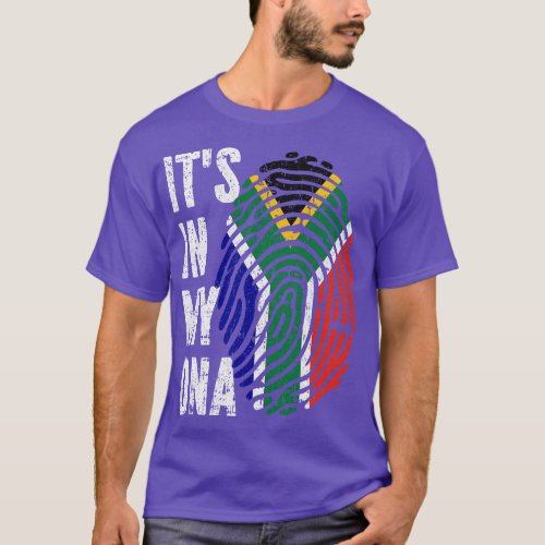 ITS IN MY DNA South Africa Flag Men Women Kids T_Shirt