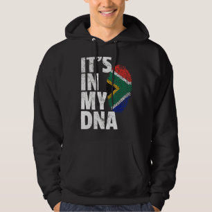 It's In My Dna South African Africa Flag Hoodie