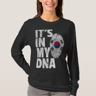 It's In My Dna South Korea Korean Flag   Souvenir T-Shirt