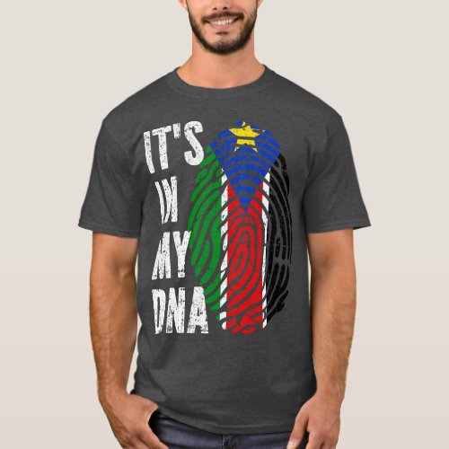 ITS IN MY DNA South Sudan Flag Men Women Kids T_Shirt