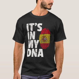 IT's IN MY DNA Spanish Spain Flag Official Pride G T-Shirt