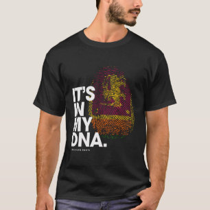 It'S In My Dna Sri Lanka Flag Sri Lankan Roots T-Shirt