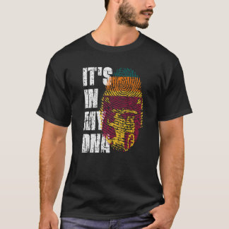 It's In My Dna Sri Lanka Flag Sri Lankan T-Shirt