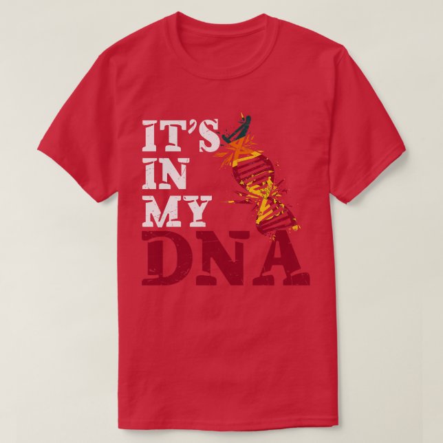 Its in my DNA Sri Lanka T-Shirt (Design Front)