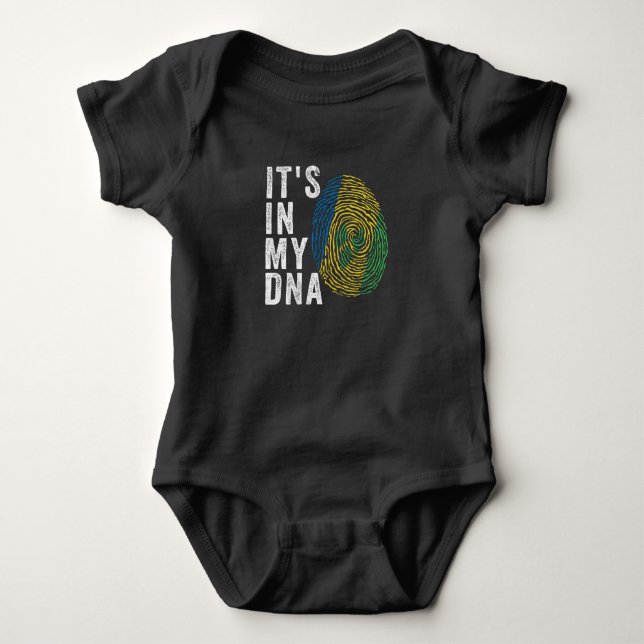 It's In My DNA St Vincent & Grenadines Baby Bodysuit (Front)