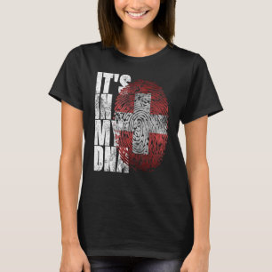 Its In My Dna Swiss Proud Red Suisse Switzerland F T-Shirt