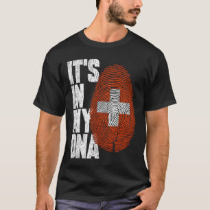 It's In My DNA Swiss Shirt Proud Hispanic Gift