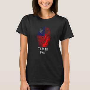 It's In My DNA Taiwanese Proud Taiwan Flag T-Shirt