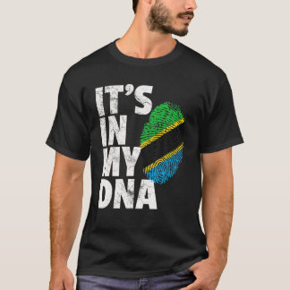 IT's IN MY DNA Tanzania Flag Official Pride Gift C T-Shirt