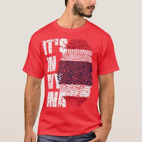 ITS IN MY DNA Thailand Flag Boy Girl Gift T_Shirt