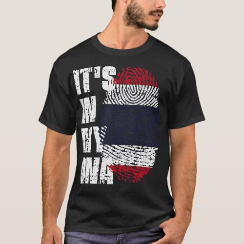 ITS IN MY DNA Thailand Flag Boy Girl Gift T_Shirt