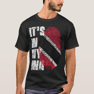 IT'S IN MY DNA Trinidad and Tobago Flag Boy Girl  T-Shirt