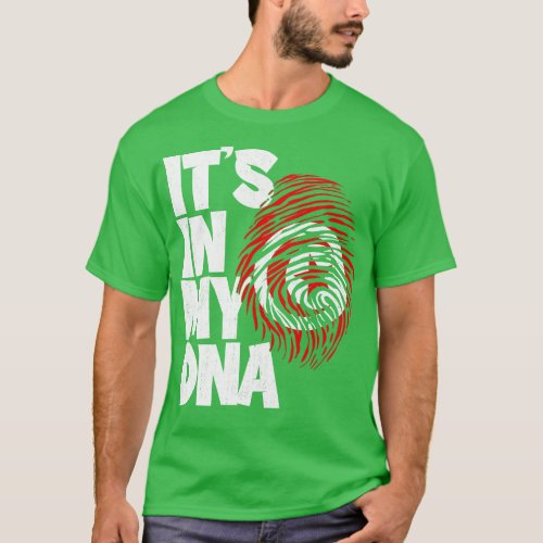 ITS IN MY DNA Tunisia Flag Men Women Kids 1 T_Shirt