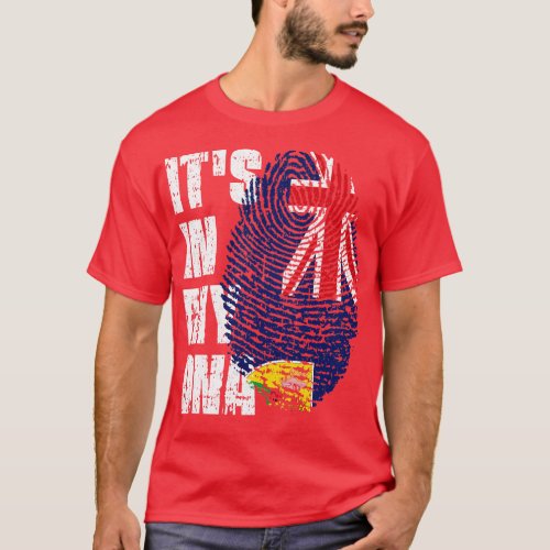 ITS IN MY DNA Turks and Caicos Islands Flag Boy Gi T_Shirt