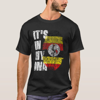IT's IN MY DNA Uganda Flag Ugandan T-Shirt