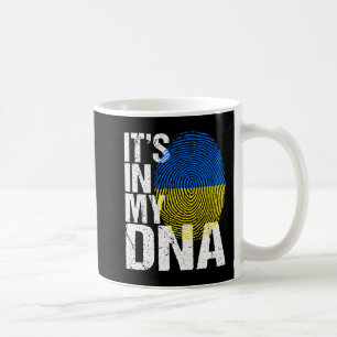 It's In My DNA Ukraine Ukrainian Flag Retro Men Wo Coffee Mug