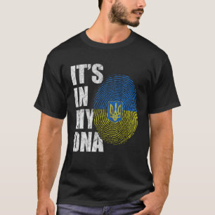 It's In My DNA Ukrainian Gifts Vyshyvanka Kozak Uk T-Shirt