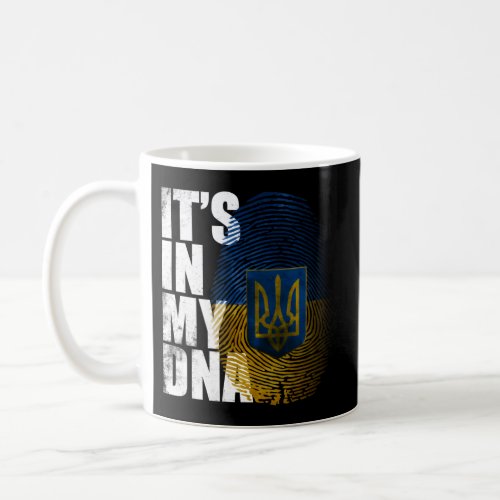 Its In My Dna Ukrainian Support Ukraine I Stand Wi Coffee Mug
