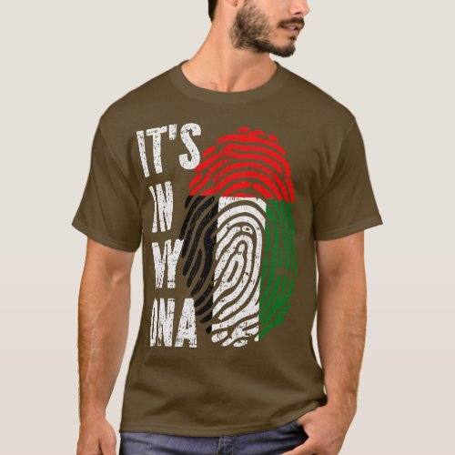 ITS IN MY DNA United Arab Emirates Flag Men Women  T_Shirt