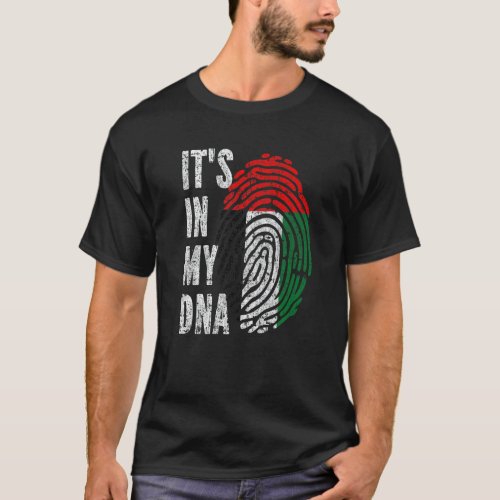 Its In My Dna United Arab Emirates Flag Uae Emira T_Shirt