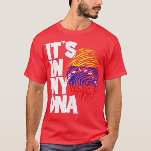 ITS IN MY DNA Venezuela Flag Men Women Kids 1 T_Shirt