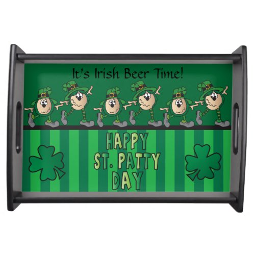 Its Irish Beer Time Serving Tray