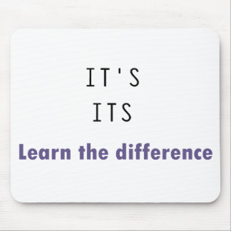 It's Its Grammar Mouse Pad