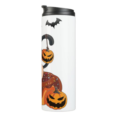 Its Just A Bunch Of Hocus Pocus Halloween Cat Love Thermal Tumbler