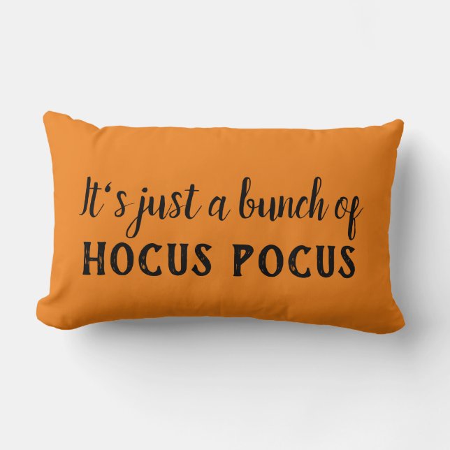 It's just a bunch of hocus pocus lumbar pillow (Front)