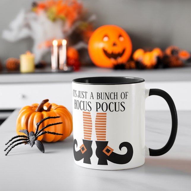 It's Just A Bunch Of Hocus Pocus Two-Tone Coffee Mug (It's Just A Bunch Of Hocus Pocus Two-Tone Coffee Mug)