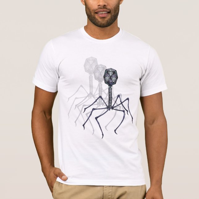 It's just a passing phage... front/back tee (Front)
