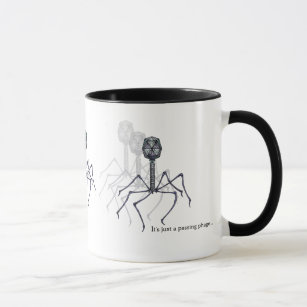 It's just a passing phage... Science mug