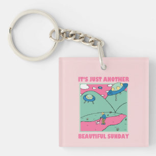 It's Just Another Beautiful Sunday Keychain