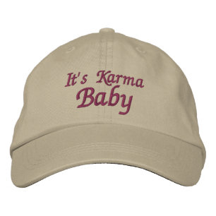 It's Karma Baby Cute Embroidered Baseball Cap