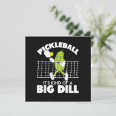 It's Kind of A Big Dill - Funny Pickleball Paddle (Standing Front)
