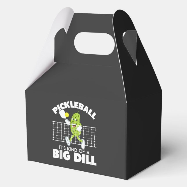 It's Kind of A Big Dill - Funny Pickleball Paddle Favor Boxes (Front)