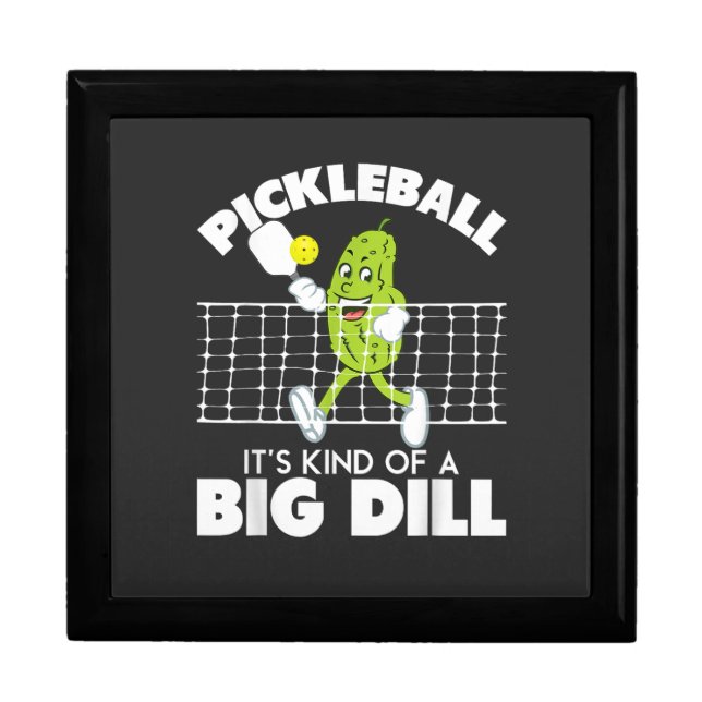 It's Kind of A Big Dill - Funny Pickleball Paddle Gift Box (Front)
