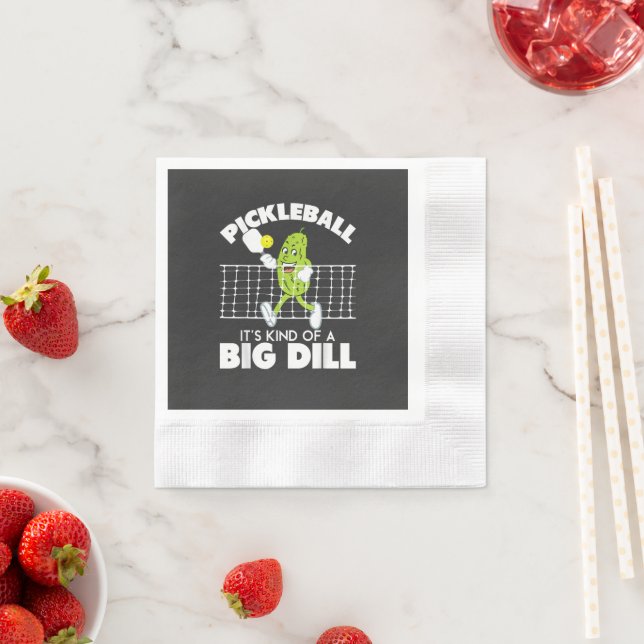 It's Kind of A Big Dill - Funny Pickleball Paddle Napkins (Insitu)