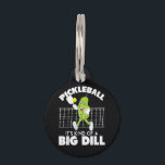 It's Kind of A Big Dill - Funny Pickleball Paddle Pet ID Tag<br><div class="desc">It's Kind of A Big Dill - Funny Pickleball Paddle</div>
