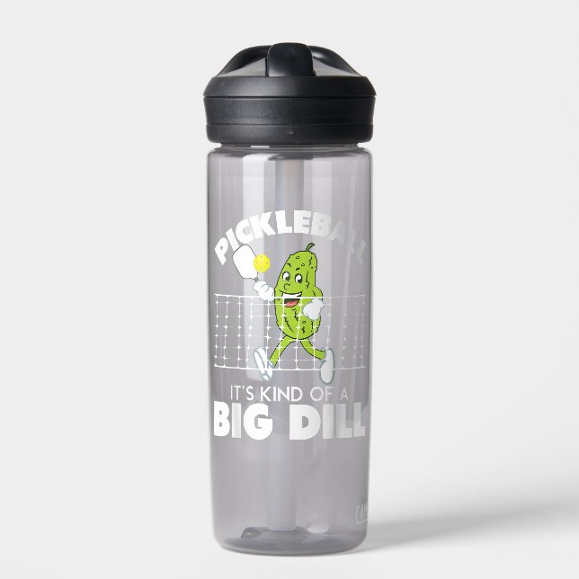 It's Kind of A Big Dill - Funny Pickleball Paddle Water Bottle (Front)