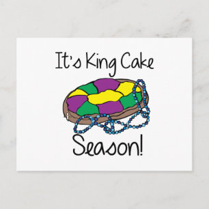 Its King Cake Postcard
