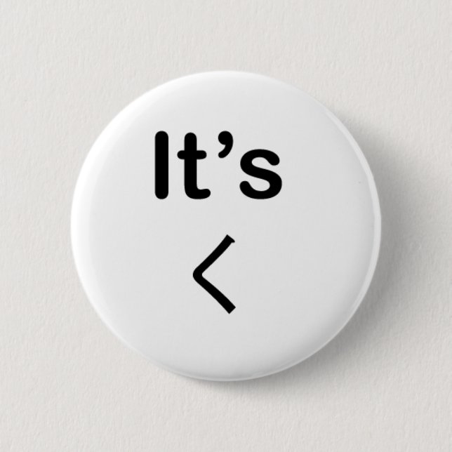 It's Ku Pinback Button (Front)
