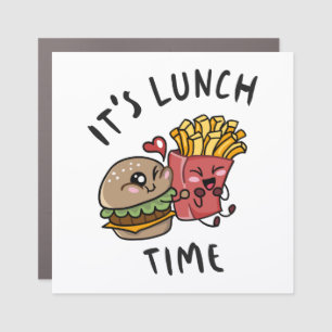 It's Lunch Time Car Magnet