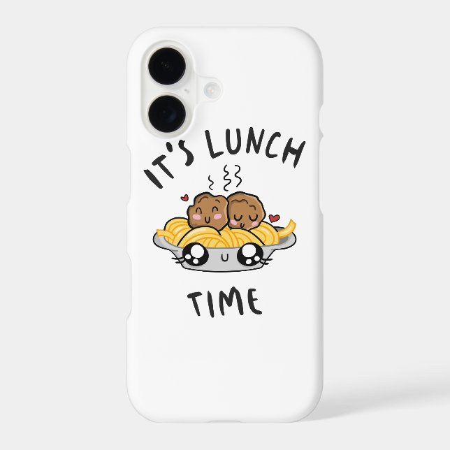 It's Lunch Time Iphone Case (Back)