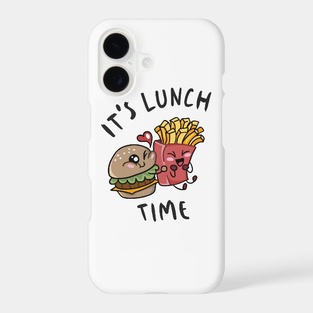 It's Lunch Time Iphone Case (Back)