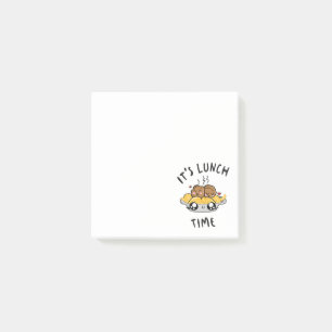 It's Lunch Time Post-it Notes