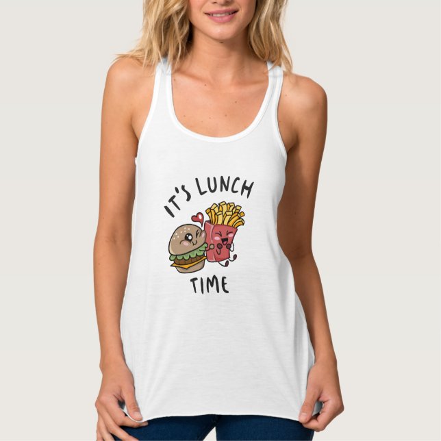 It's Lunch Time Tank Top (Front)