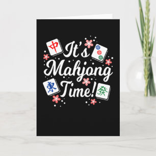 It's Mahjong Time For All Mahjong Queens & PLayers Card